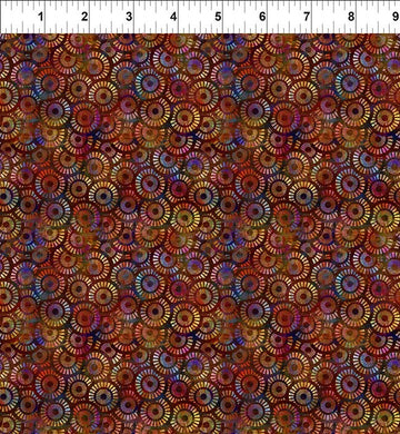 Halcyon II Multi Wheels Fabric Yardage