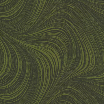 Wave Texture Dark Green 108" Wide 3 Yard Quilt Fabric Back Pack - image 1 - wide quilt backing fabric for longarm quilting