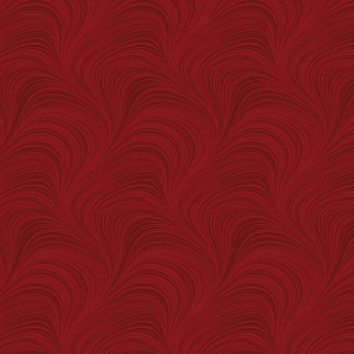 Image of Wave Texture Flannel - Red