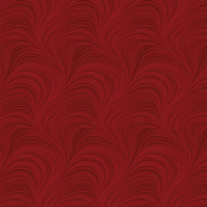 Image of Wave Texture Flannel - Red