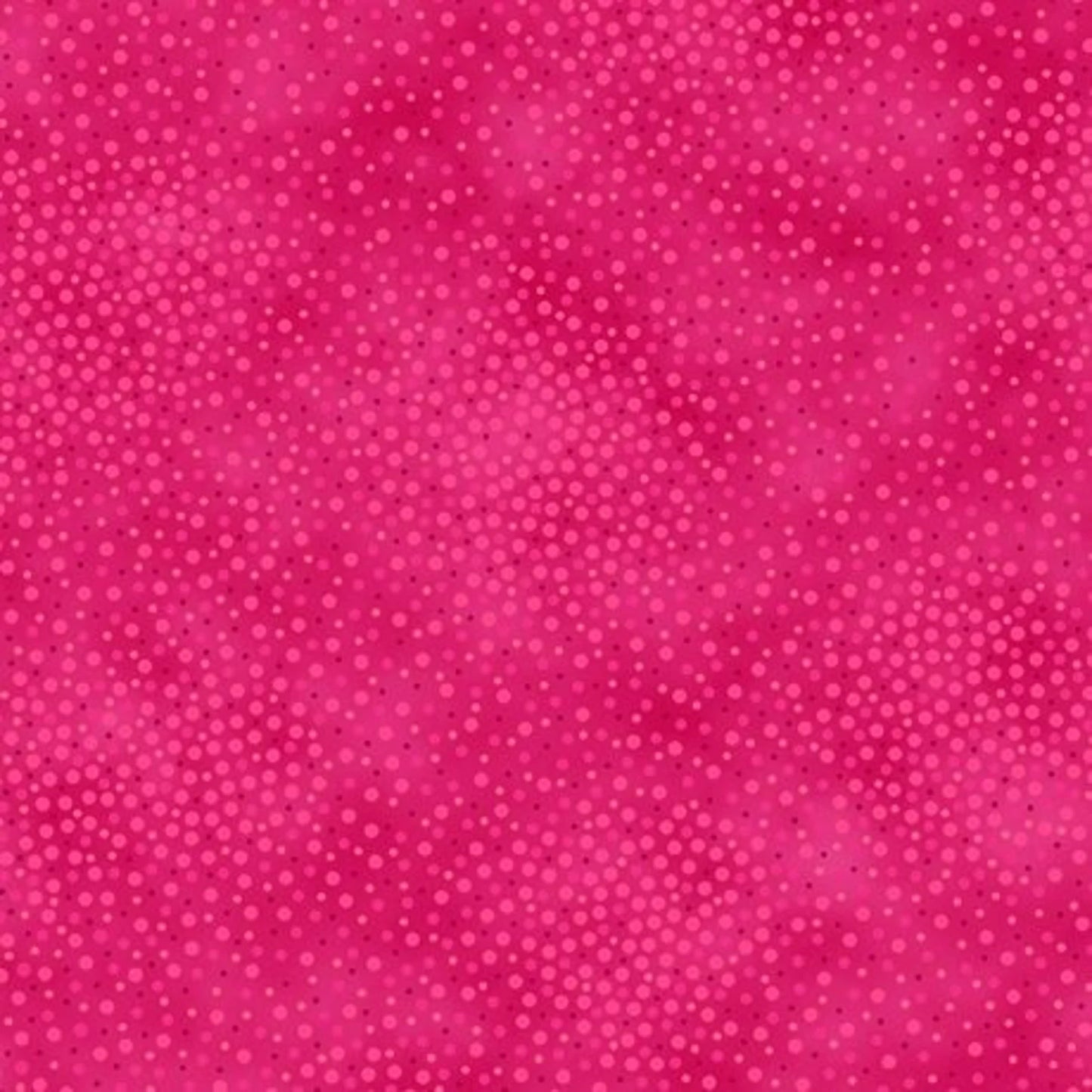 SPOTSY Pink 108" Wide Quilt Backing Fabric by QT Fabrics features a vibrant pink background with small, evenly spaced lighter pink dots—ideal for cotton wide backing or as a lively quilt backing.