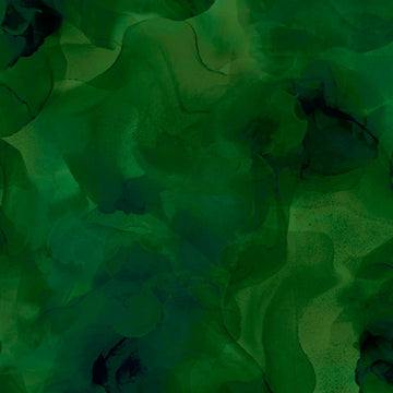 Aura Evergreen Watercolor Blender Fabric Yardage