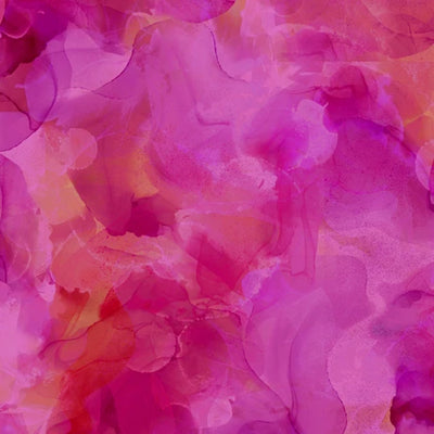 Aura  Fuchsia Watercolor Blender Fabric Yardage