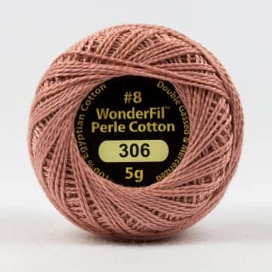 Wonderfil Eleganza Perle Cotton Rosy Tan 306