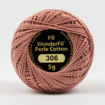 Wonderfil Eleganza Perle Cotton Rosy Tan 306