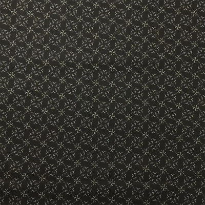 Fiesta Boho Black Scroll Fabric Yardage