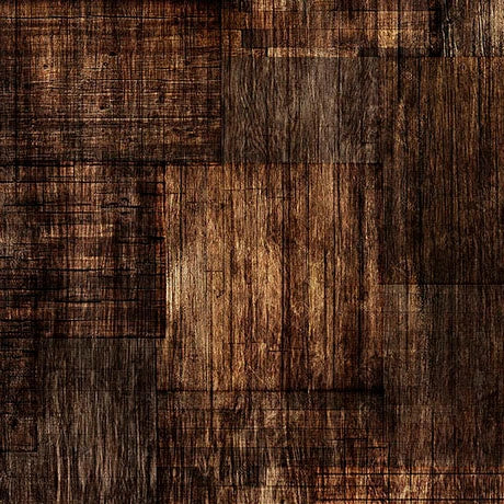 Into the Woods espresso wood texture fabric yardage