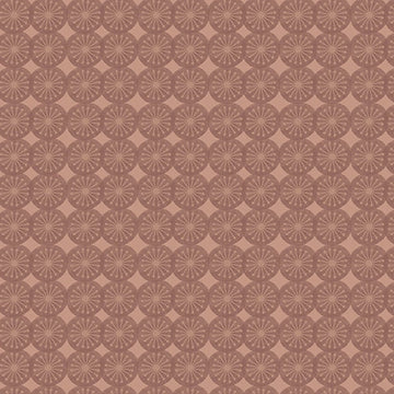 Autumn Smiles Brown Floral Medallions Fabric Yardage - quilt fabric for sewing and quilting projects