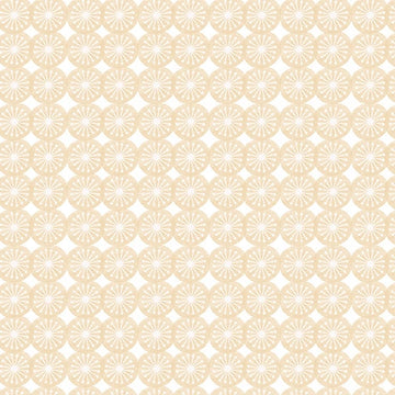 Autumn Smiles Cream Floral Medallions Fabric Yardage - quilt fabric for sewing and quilting projects
