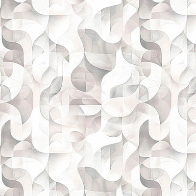 Solstice Gray Kaleidoscope Geo Fabric Yardage
