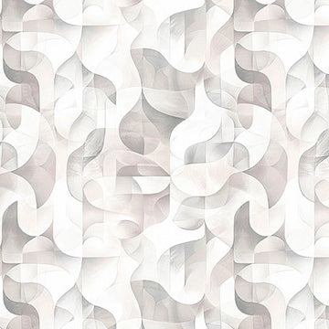 Solstice Gray Kaleidoscope Geo Fabric Yardage - quilt fabric for sewing and quilting projects