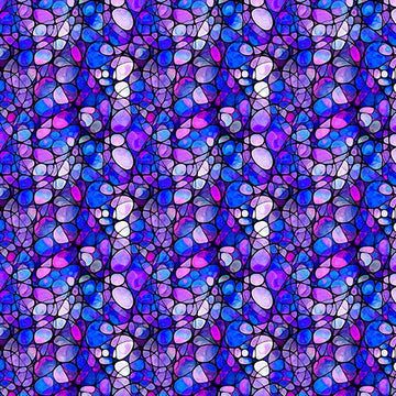 Solstice Purple Kaleidoscope Fabric Yardage - quilt fabric for sewing and quilting projects