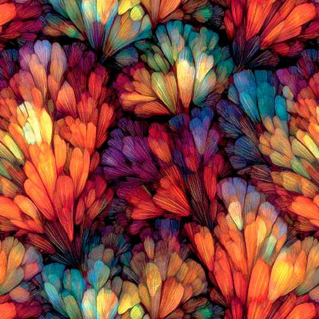 Dreamweaver Multi Color Bloom Fabric Yardage at Quilted Joy