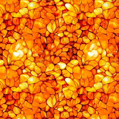 Dreamweaver Orange Petals Fabric Yardage at Quilted Joy