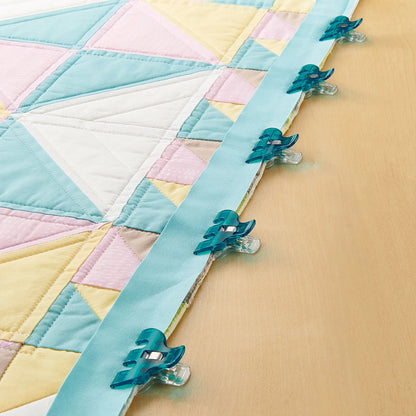 Clover 12 Piece Blue Triple Wide Wonder Clips