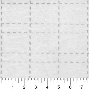 Bitty Back Pack Quilters 2-1/2" Grid Fusible Interfacing White 57" x 48" Wide Quilt Fabric - wide quilt backing fabric for l