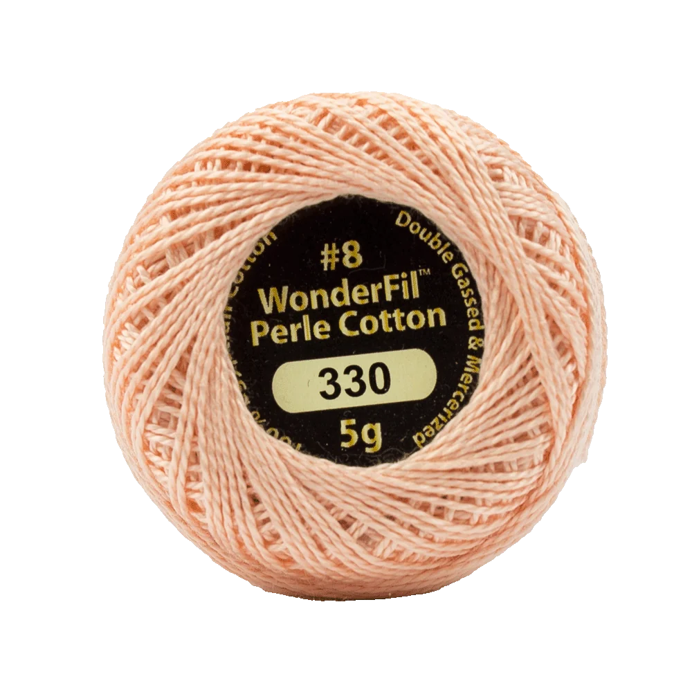 Wonderfil Eleganza Perle Cotton Peach Fuzz 330