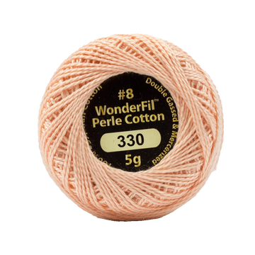 Wonderfil Eleganza Perle Cotton Peach Fuzz 330