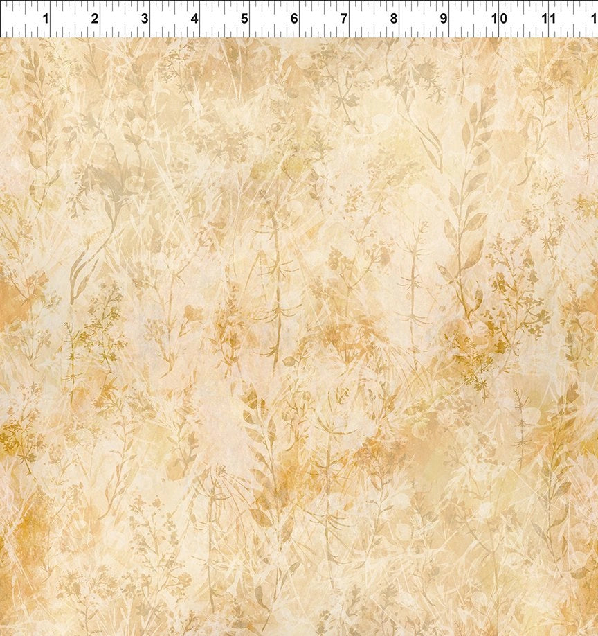 Reflections of Autumn II Cream Twigs Fabric Yardage