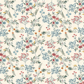 Norwegian Forest Tender Vines Yardage