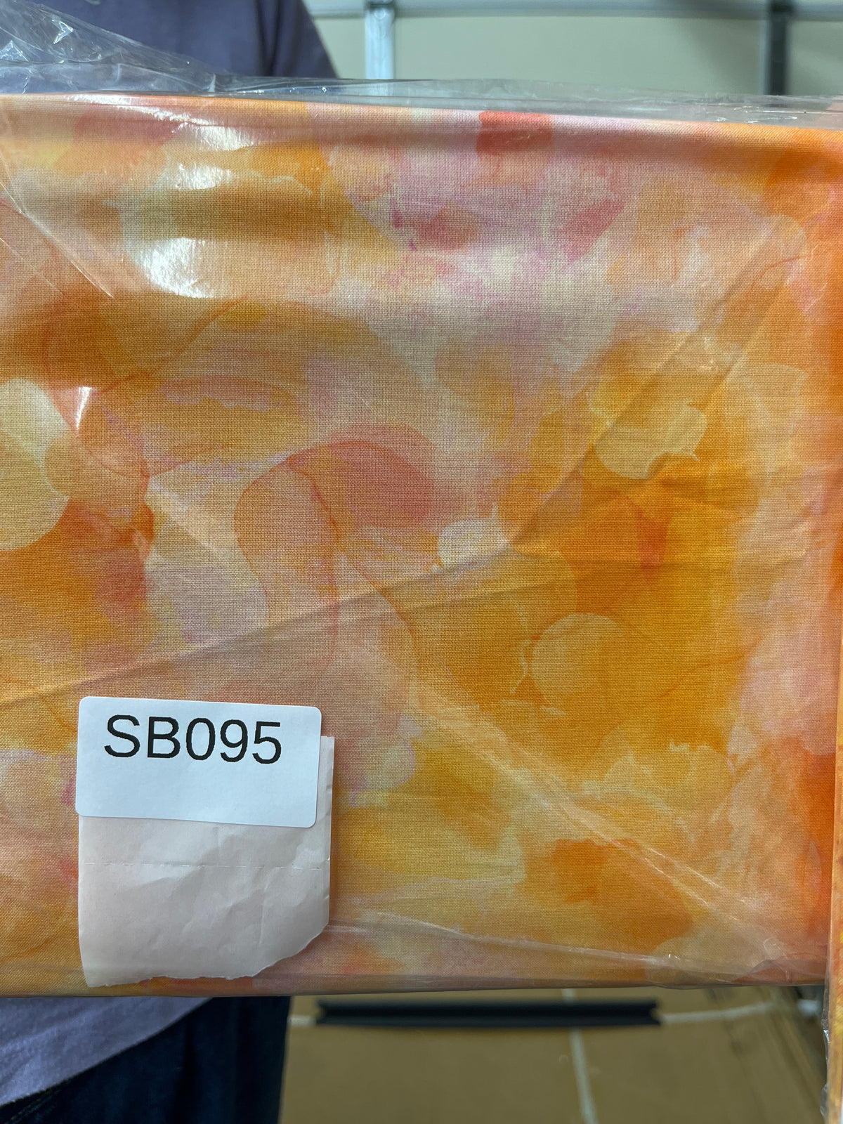 Aura Apricot quilting fabric short bolt 6 yards
