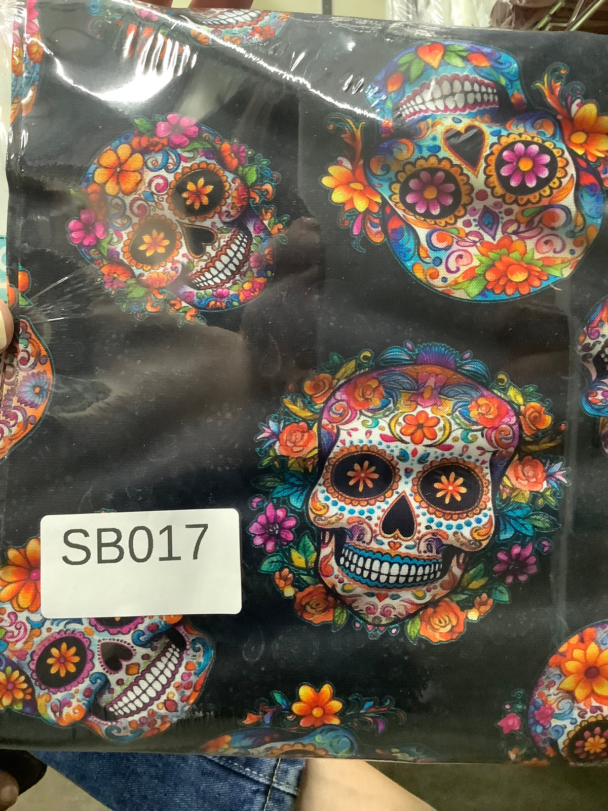 Skullduggery fabric short bolt 5 yards folded
