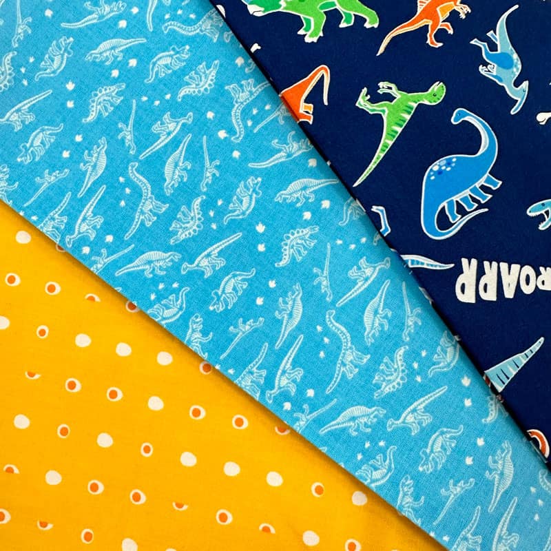 Dino Friends 3 Yard Quilt Top Bundle