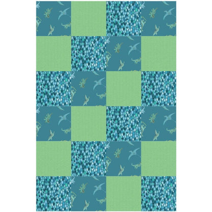 Tiny T-Rex Rag Quilt Kit