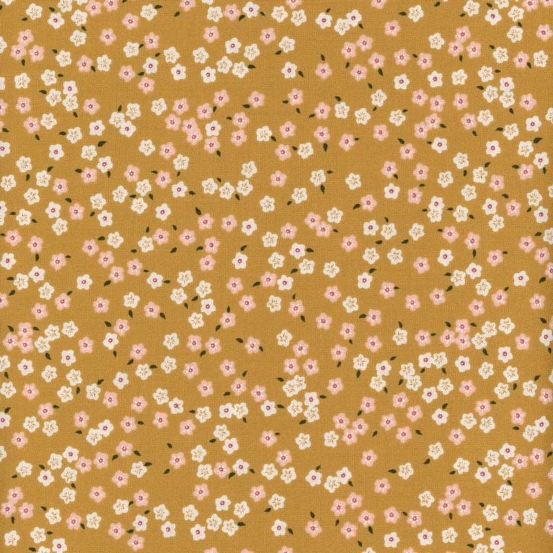 Evermore Forget Me Not Honey Fabric Yardage