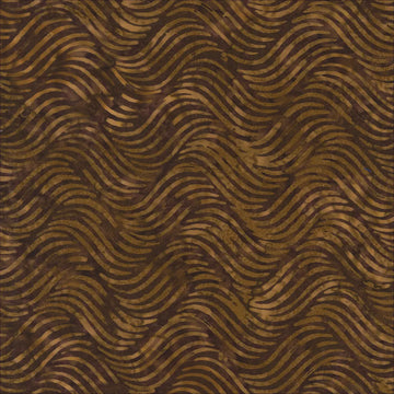 Quiltessentials Charm Chocolate Waves Fabric Yardage - quilt fabric for sewing and quilting projects