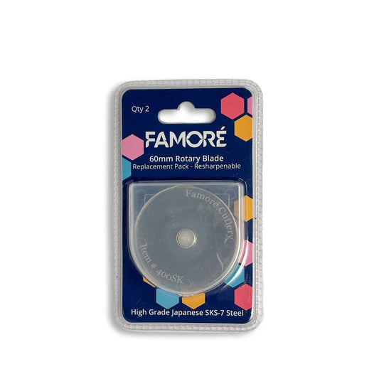 Famore 60mm Replacement Blades 2pk
