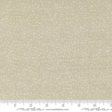 Dotty Thatched Washed Linen Fabric Yardage