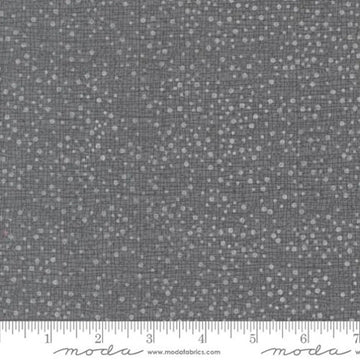 Dotty Thatched Lead Fabric Yardage