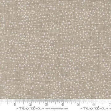 Dotty Thatched Grey Fabric Yardage