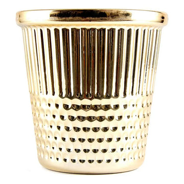 Thimble Container Gold