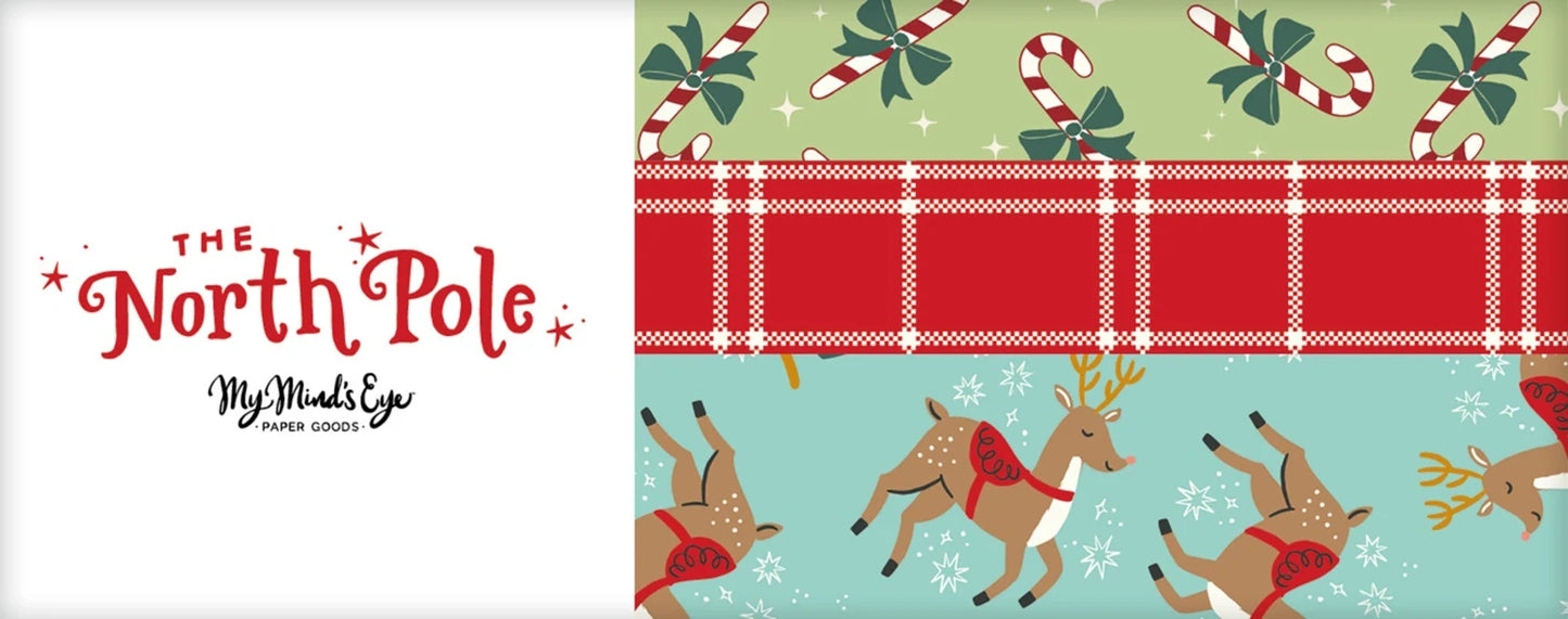 The North Pole Flannel 5" Stacker - image 2 - quilting supply from Quilted Joy