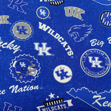 University of Kentucky Home State Fabric Yardage - quilt fabric for sewing and quilting projects
