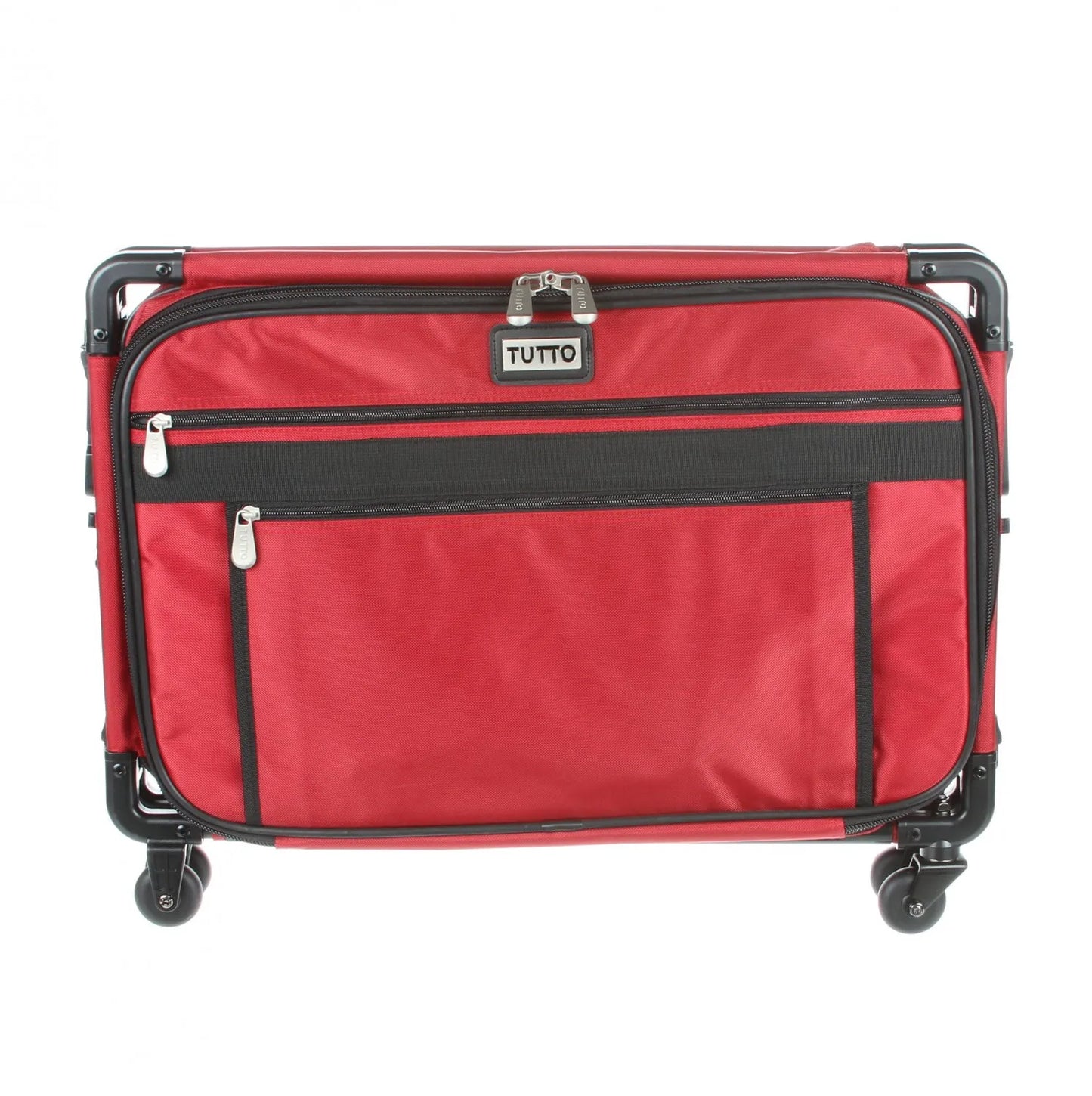 Tutto 22" Cherry Red Sewing Machine Case On Wheels Large