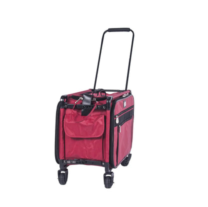 Tutto 22" Cherry Red Sewing Machine Case On Wheels Large