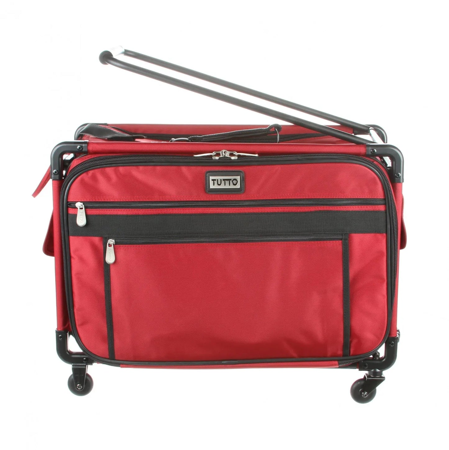 Tutto 22" Cherry Red Sewing Machine Case On Wheels Large