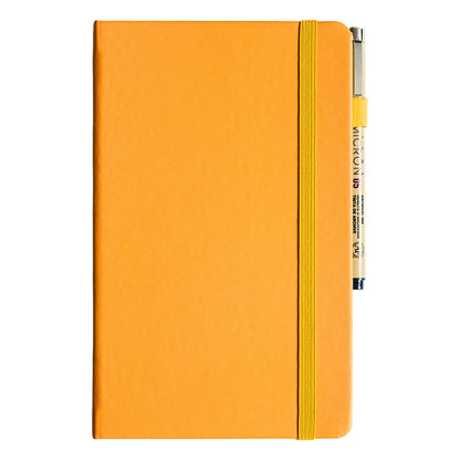 Sakura Notebook A5 Japanese Kerria size comparison and dimensions