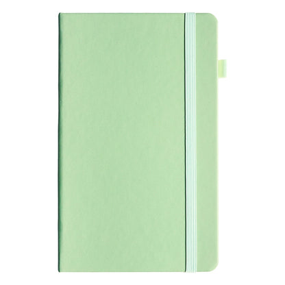Sakura Notebook A5 Pale Patina open showing dotted grid interior pages