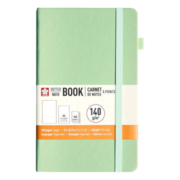 Sakura Notebook dotted A5 Pale Patina soft vintage-style cover