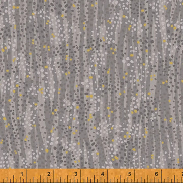 Dewdrop Steel Metallic Fabric Yardage - quilt fabric for sewing and quilting projects
