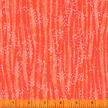 Dewdrop Mandarin Metallic Fabric Yardage - quilt fabric for sewing and quilting projects