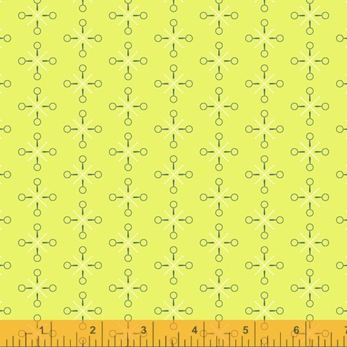 Spotted Chartreuse Fabric Yardage