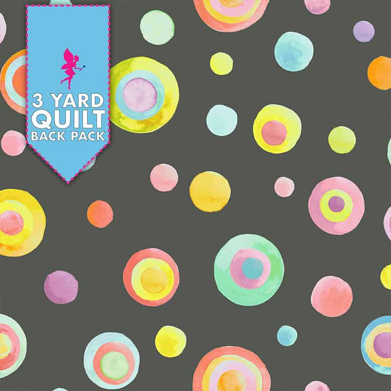 Soirée Confetti 108" 3 Yard Quilt Fabric Back Pack