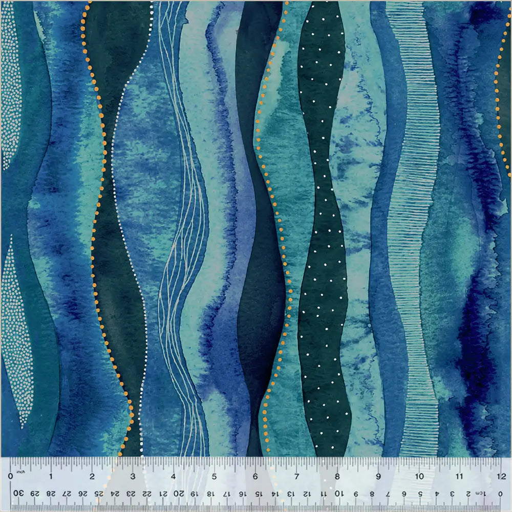 Ebb & Flow Marine Cascade Fabric Yardage