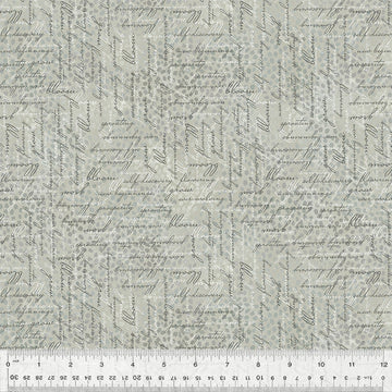 New Beginnings Grey Tulip Fields Fabric Yardage