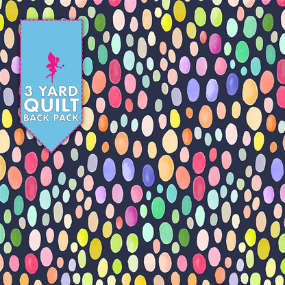 Cocoon Dark Insectarium 108" Wide 3 Yard Quilt Fabric Back Pack